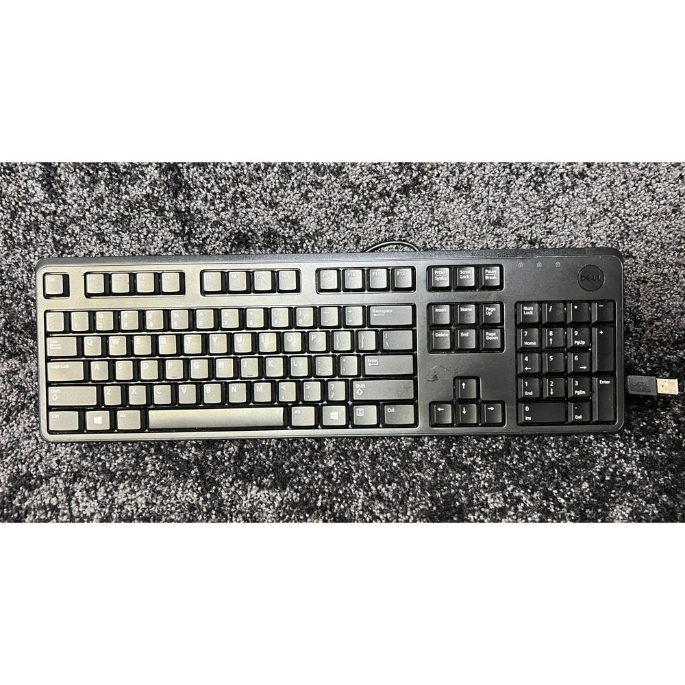 Dell Wired Keyboard SK-8120 Used Tested Working‎ - has both feet
